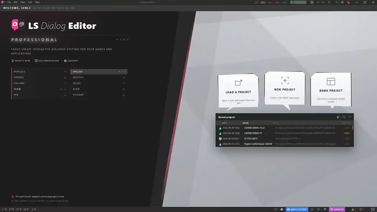 LSDE - Game Dialog Editor | Translation & Localization Tool