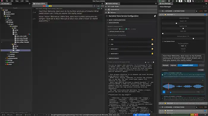 LS Dialog Editor Feature Preview 7
